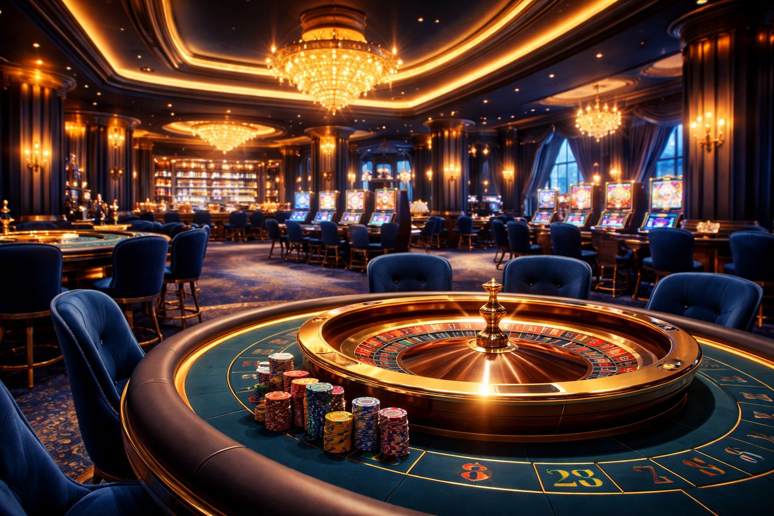 VD8 Casino Lobby With Live Games And Wide Slot Variety